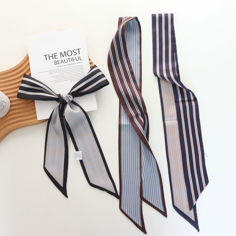 2025 New Striped Small Silk Sc - Silk Tie Striped review and price