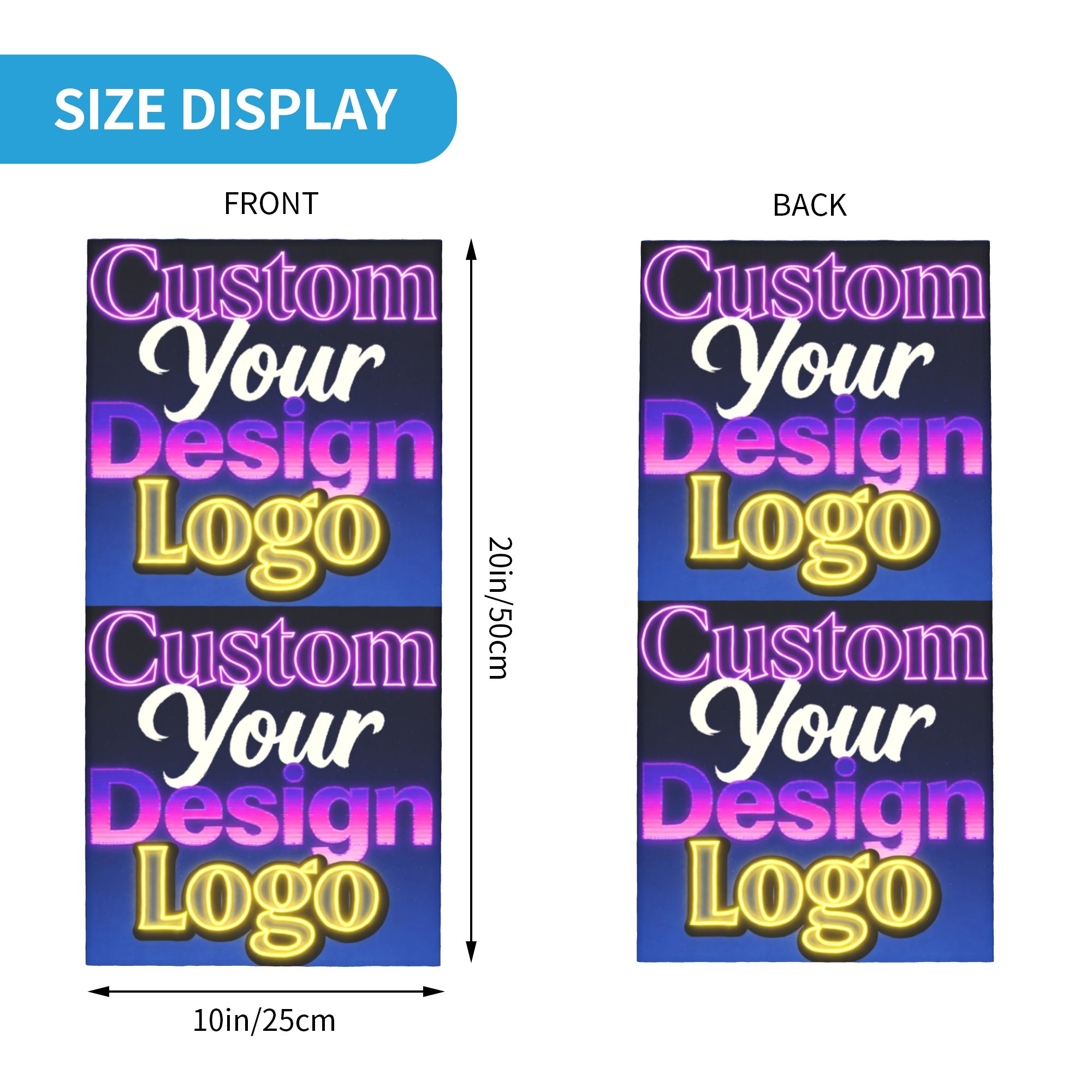 Custom Custom Your Design Logo - Neck Warmer Tube review and price