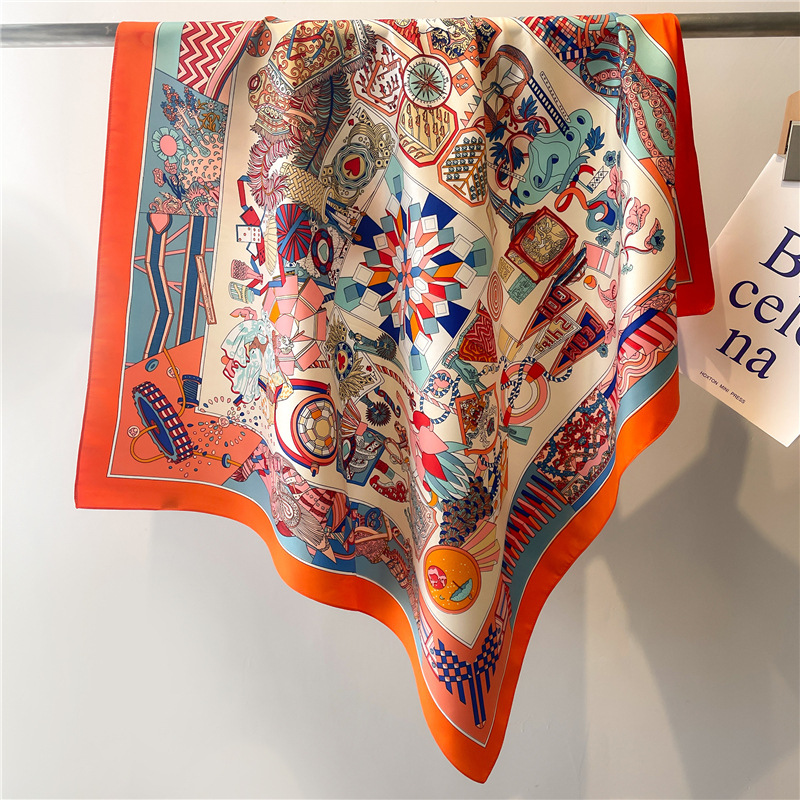 2026 New Square Twill Silk Sca - Scarf Silk Square review and price