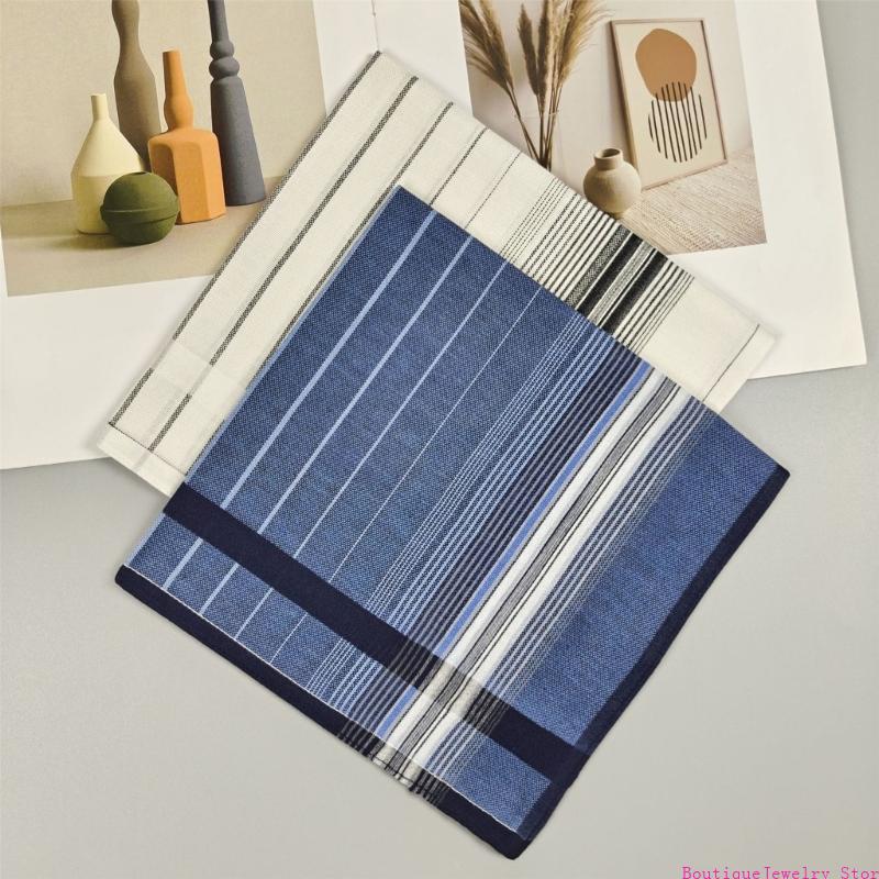 E1PE Stripes Handkerchief Pock - Handkerchief Cotton Men review and price